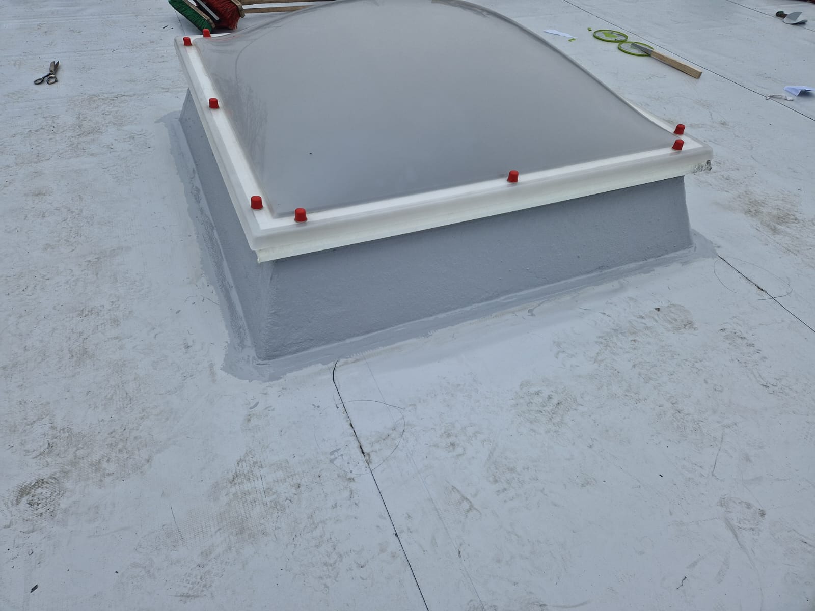 Lichtkuppel auf Flachdach in Weißenthurm bei Neuwied