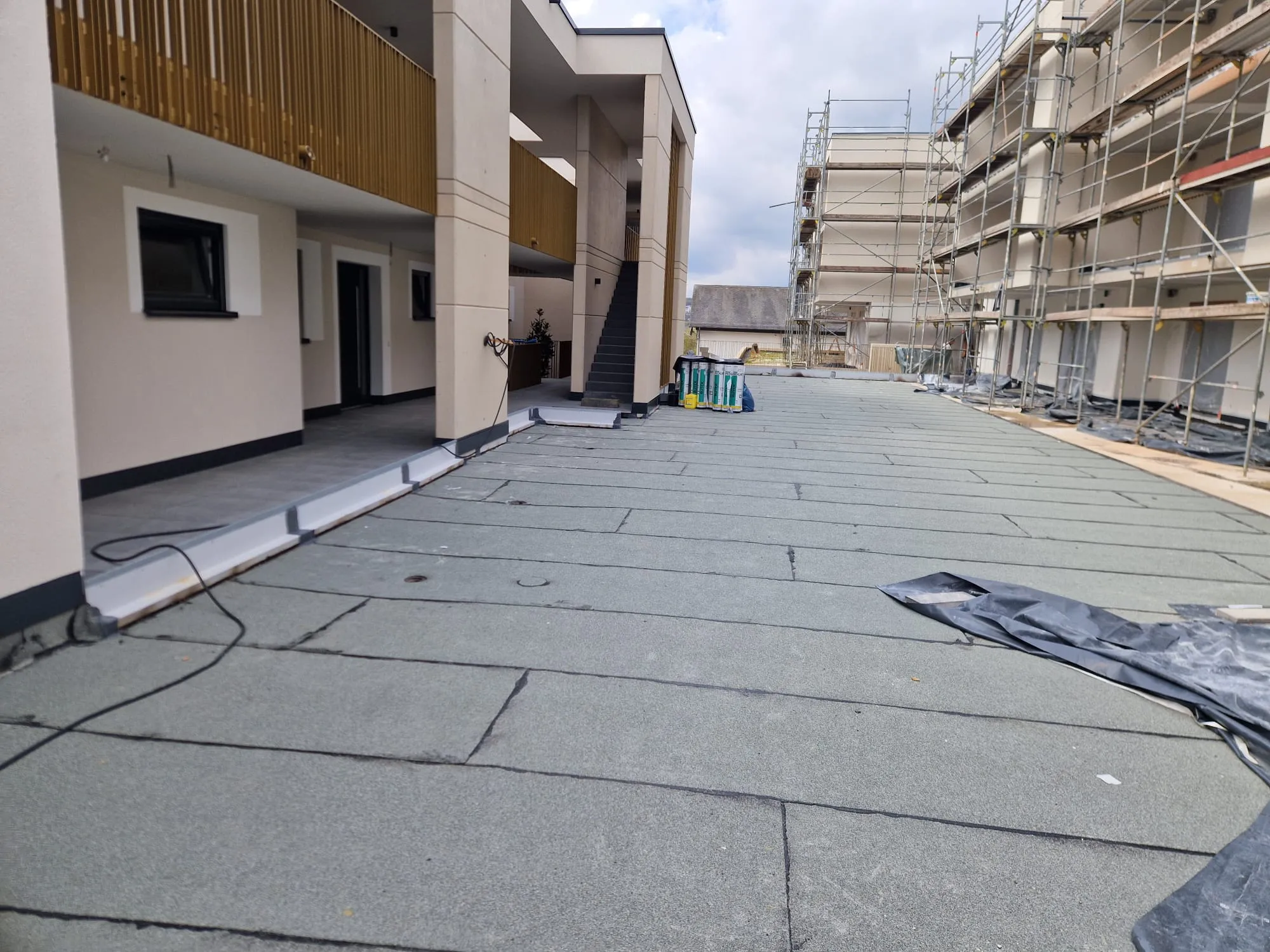 Tiefgaragendach-Abdichtung Neubau